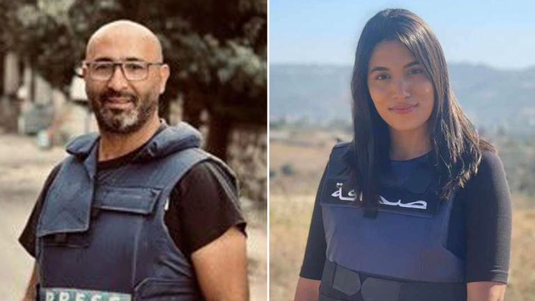 Two journalists killed by Israeli strike in Lebanon, broadcaster says