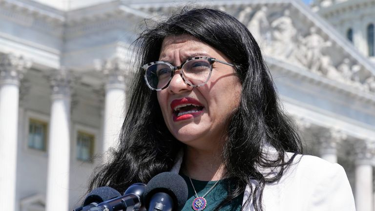US Congress's only Palestinian-American Rashida Tlaib censured over Israel comments